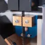 Lower blade guide with bronze and ceramic elements